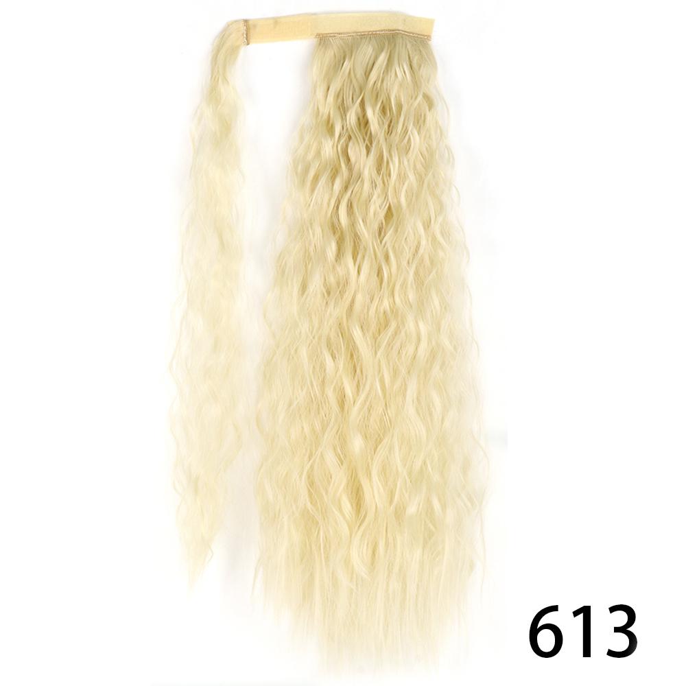 MISS WIG Women Synthetic Long Straight Ponytail Extensions Heat Resistant Hair 22 and 34 Inch Wrap Around Pony Hairpiece for Women