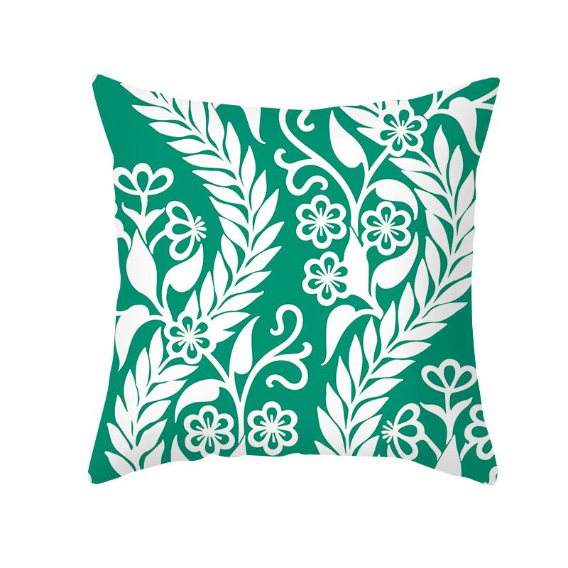 

Наволочка с зеленым принтом в скандинавском стиле для дома, гостиной, дивана, спальни, украшения автомобиля, наволочка 40X40CM