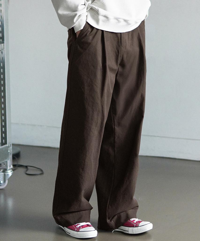 EZKATON Work Shell Fiber Pants Dark Brown Julp6916