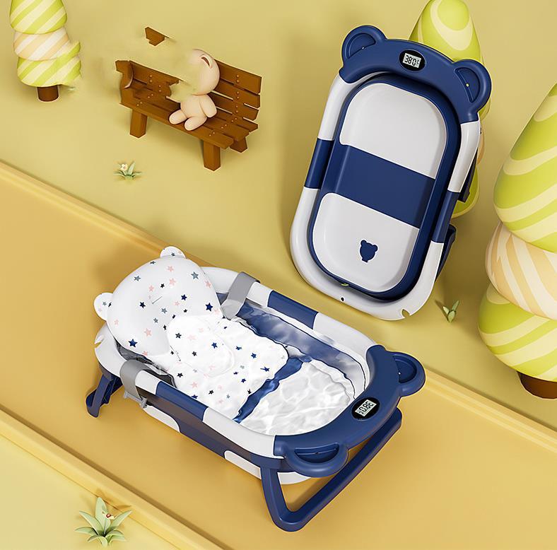 Silikon Baby Nehmen Bad Badewanne Rutschfeste Fuß Bad Eimer Klapp Badezimmer