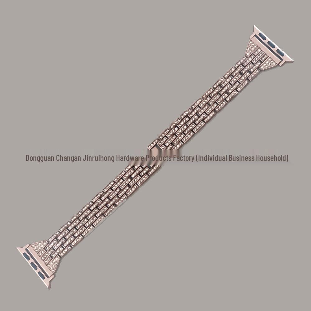 Apple Watch Band: Small Waist Five-Bead Starry Sky Design, Compatible with iWatch Series 1-9