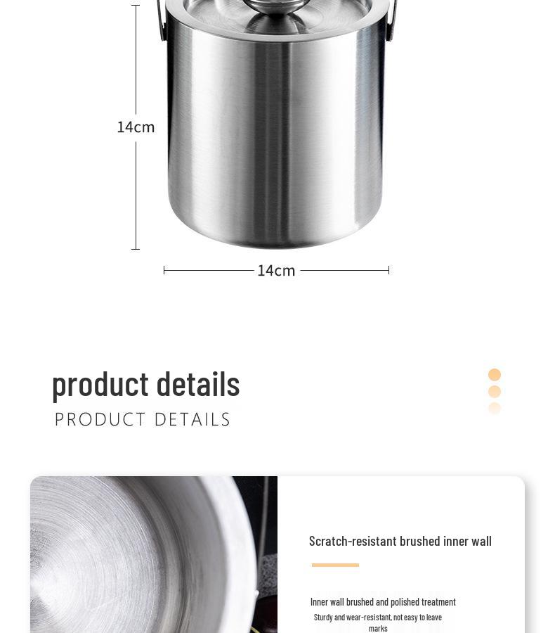 Isolierter doppelwandiger Eisbehälter aus Edelstahl für Champagner, Wein und Bier