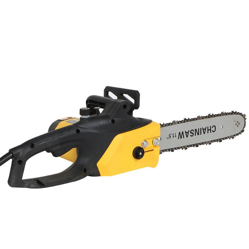 High-Power Portable Electric Chainsaw for Home Woodworking