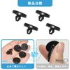 Brake Pedal Pads Rubber Automotive Clutch Pedal Stopper Car Brake Light Switch Stopper Pad
