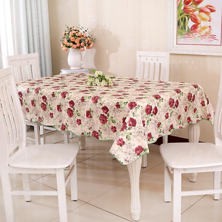 Table Cloth Oil-Proof Peva Multi-Color Round Table Cloth Tea Table Cloth Cushion Cloth Table Cloth