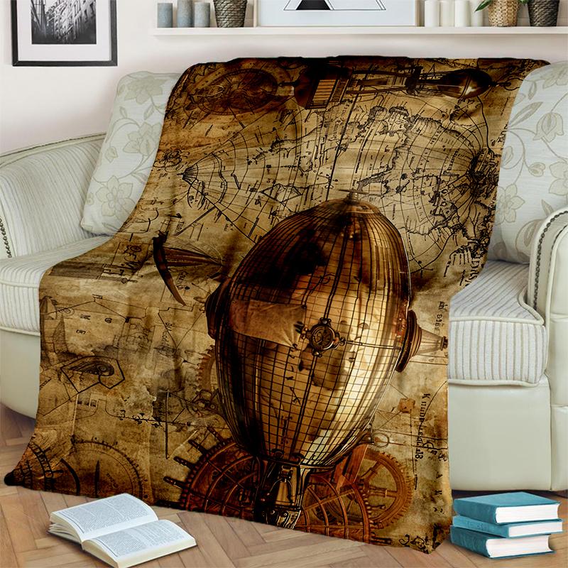 29 Style New Retro Marine Nautical Chart Compass Blanket,Soft Throw Blanket for Home Bedroom Bed Sofa Travel Office Cover Kids