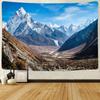 Mountains Tapestry Hanging Cloth, Landscape Wall Hanging Room Decoration Cloth, Ins Tapestry Tablecloth