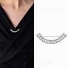 1PC Durable Exquisite Sturdy Feminine Rhinestone Suit Shine Multi-functional Brooch Understated Luxury Fixed Buckle