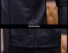 Men's Slim Fit PU Leather Jacket - Spring/Autumn Korean Style Stand Collar Outerwear