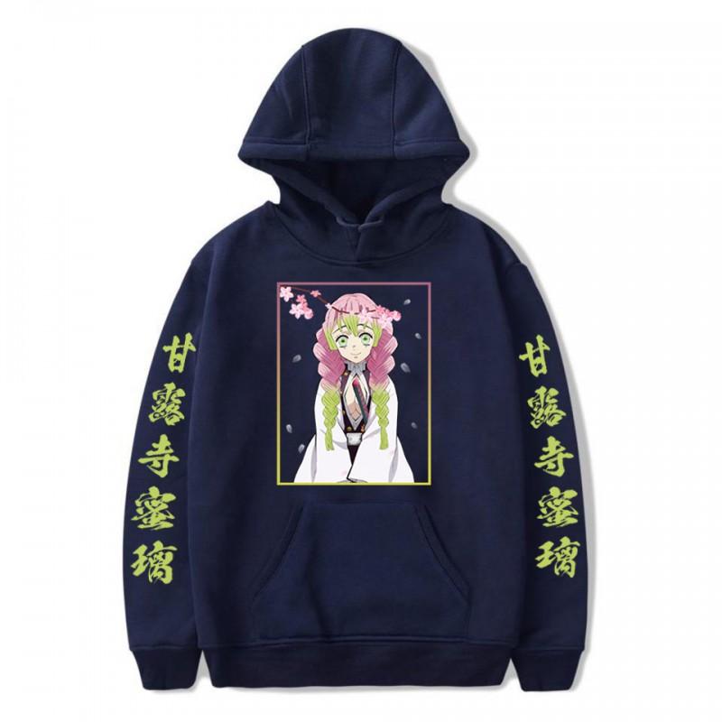 Demon Slayer Anime Hoodie Unisex Oversized Long Sleeve Sweatshirt Winter Casual Streetwear