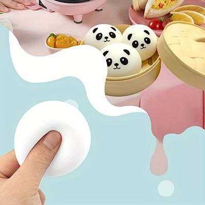 3 ks medvědí knedlík squishy, předměty pro úlevu od úzkosti, simulační knedlík stresové míčky stresový knedlík senzorická hračka