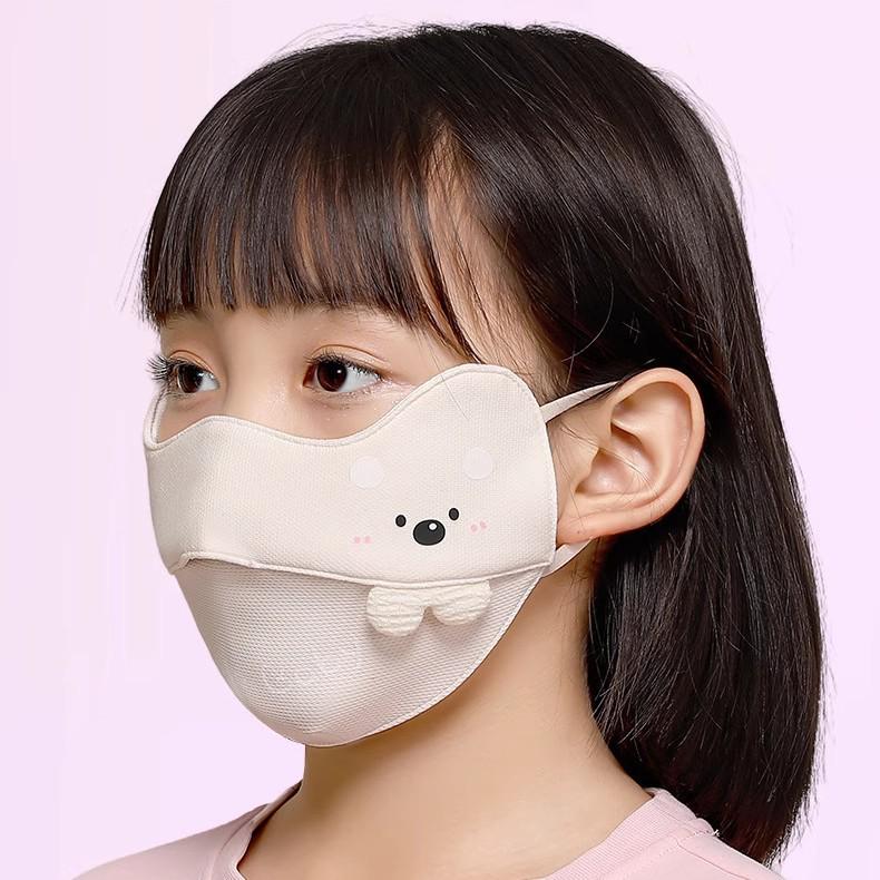 Children's Adjustable Velvet-Lined Warm Mask for Cold Weather