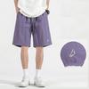 Ice Silk Casual Shorts Men's Summer Tide Loose Straight Basketball Sports Beach Youth Embroidered Pants