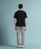 Panicalle Navy Basic Round Short Sleeve T-Shirt