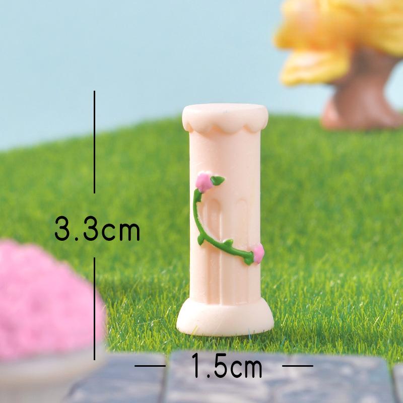 Micro-landscape Creative European-style Landmark Buildings, Garden Dollhouses, Decorative Handicrafts, and Miniature Small Ornaments