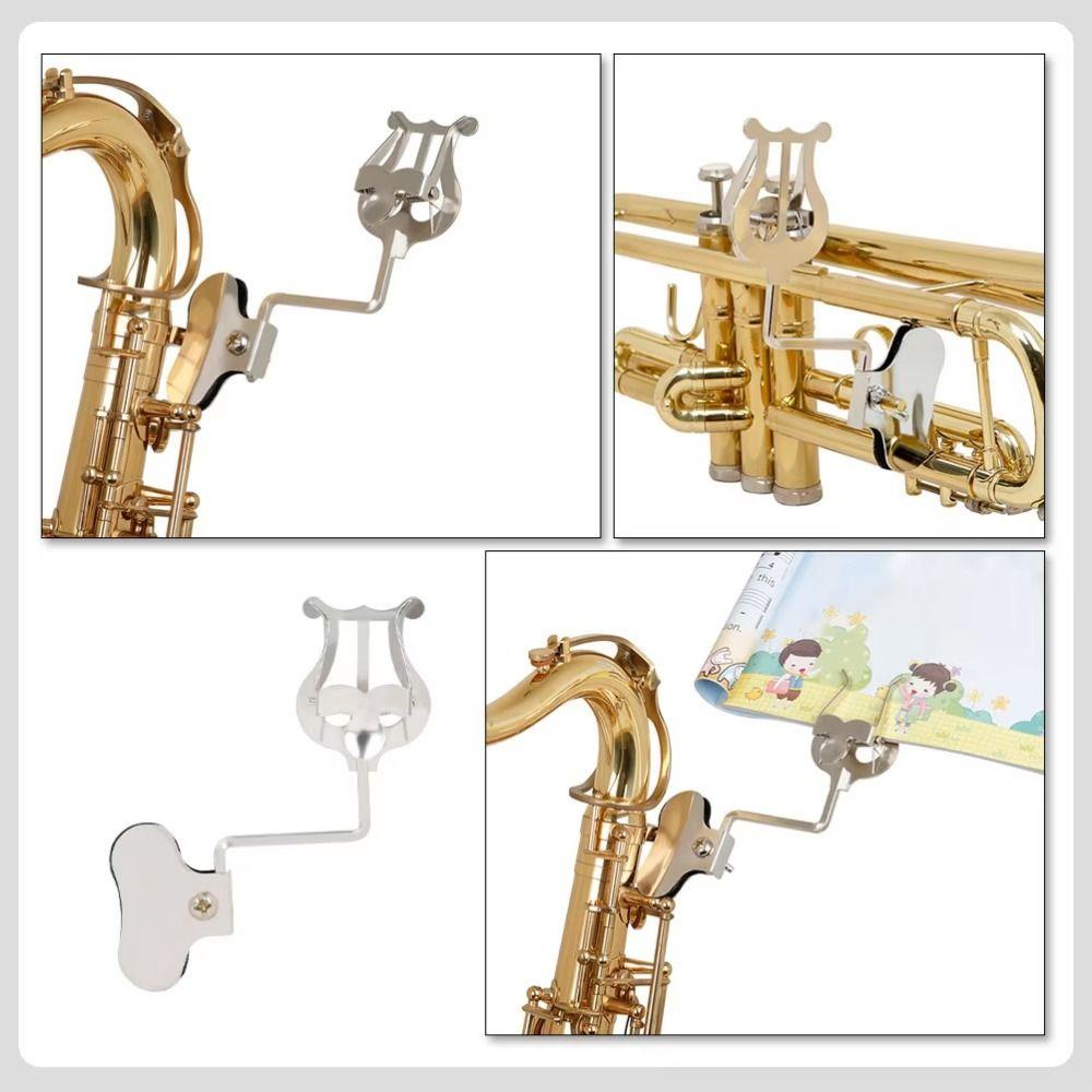Adjustable Angle Saxophone Sheet Music Holder Vertical Music Score Rack  Wind Instruments