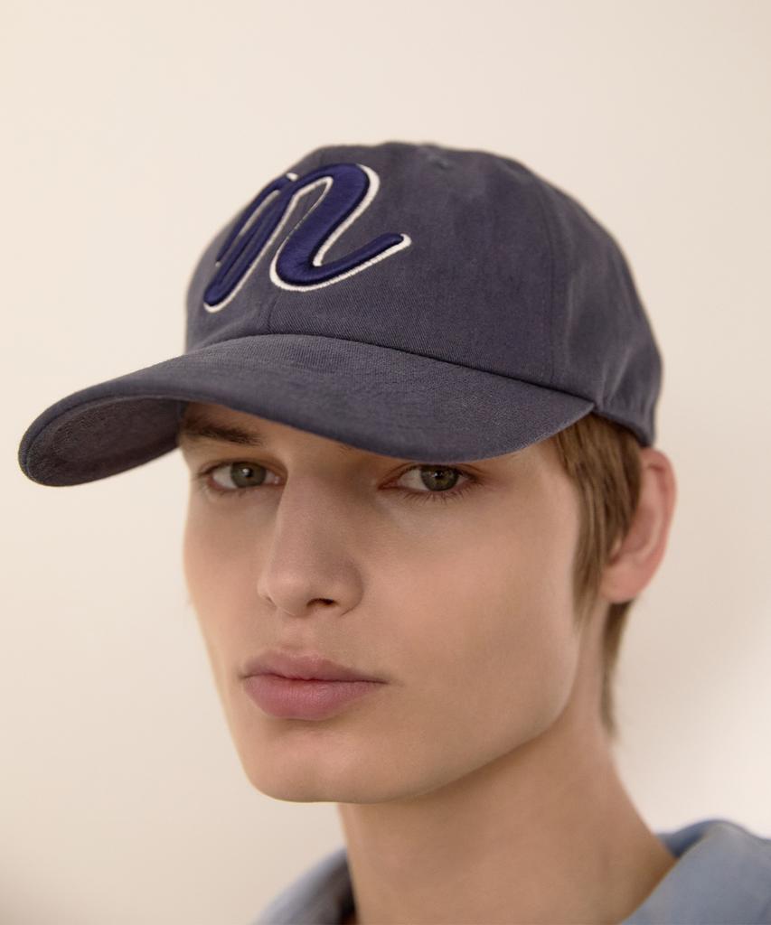 NOHANT N Logo Ball Cap Navy