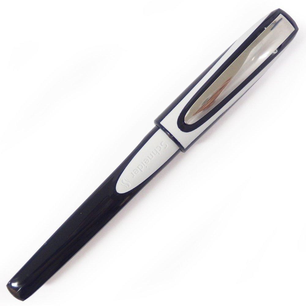 Schneider Серія Ray Ручка-ролер, Корпус чорний, RYRB187803, Розмір Medium, Колір чорний, Колір синій/світло-сірий,