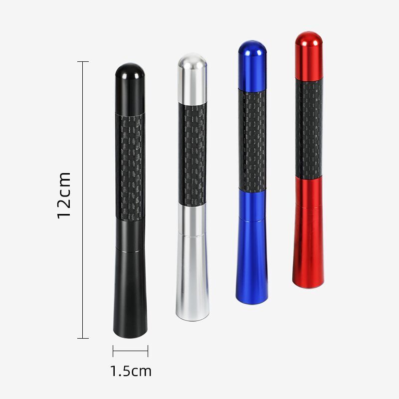 efg1 CZTX-VW New 12cm Carbon Fiber Car Radio Antenna For Volkswagen GOLF 5  Polo Golf 6 Golf 7 Accessories Sticker