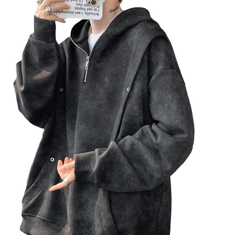 Толстовка с капюшоном для мужчин на весну и осень — фото 5