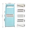 Vegetable Fruit Slicer Multifunctional Manual Food Grater Cutter Potato Household Chopper Kitchen Veggie Dicer Gadgets