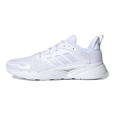 Ventice Bequemes Vielseitiges Gewebe Strapazierfähige Low-Top Freizeit Laufschuhe Herren Sneaker Weiß FY9606