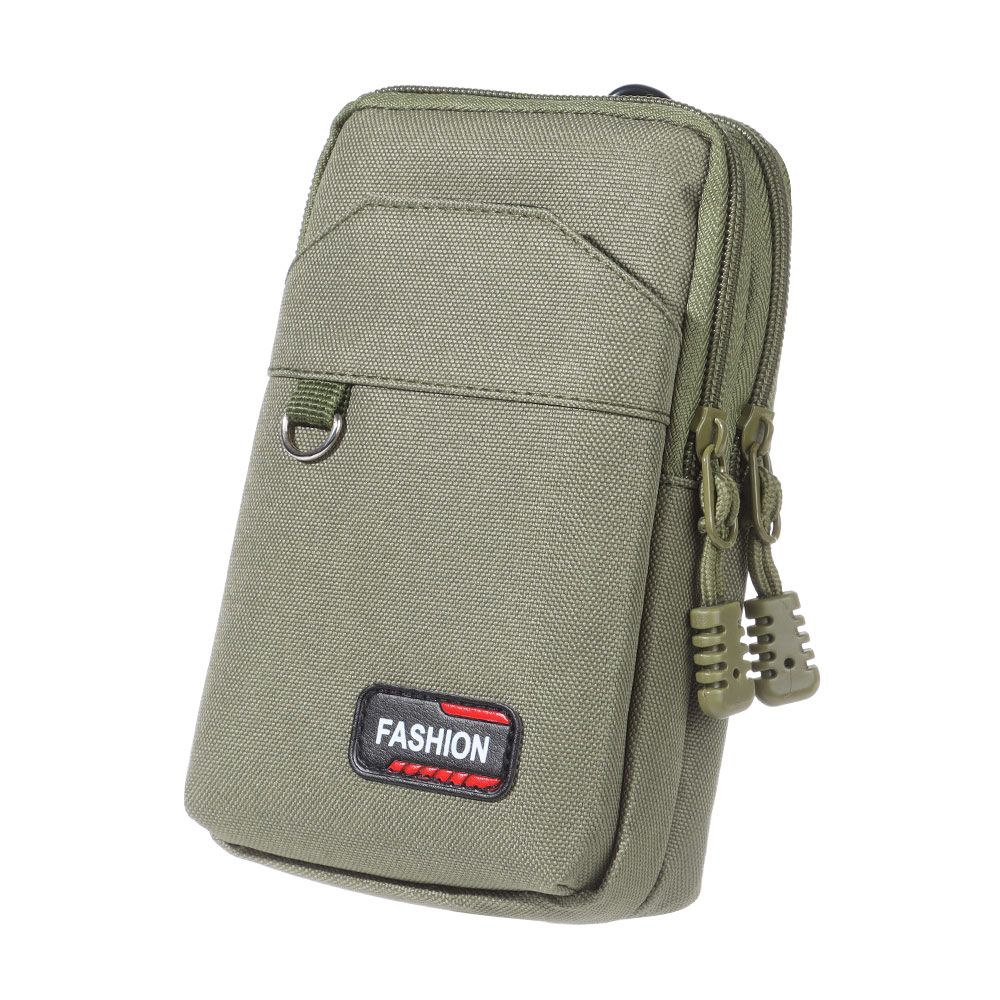 Men Camping Hunting Single/double Layer Phone Pouch Wallet Pocket Waist Purse EDC Molle Bag