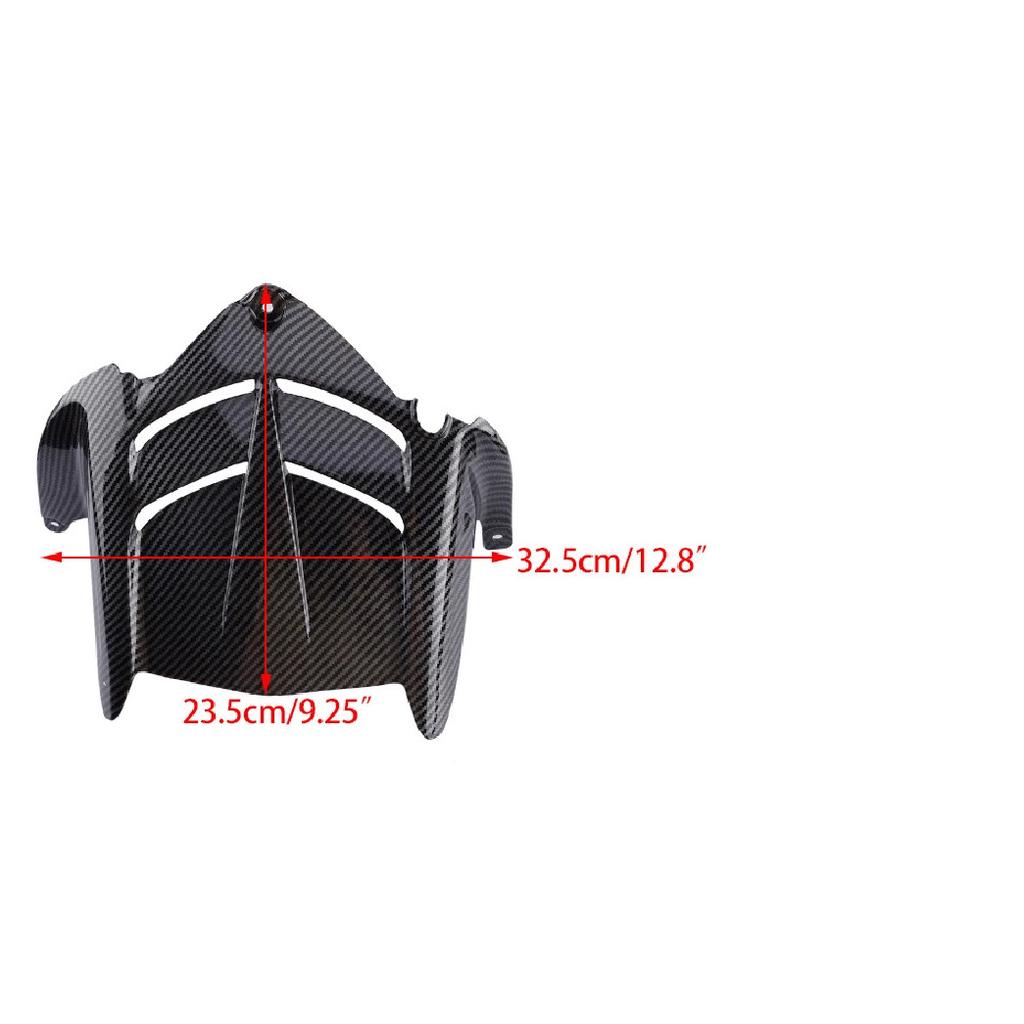 Motorcycle Rear Hugger Fender Mudguard Fairing Black Carbon Fiber Style ABS Fit for Kawasaki Ninja ZX-6R 2009 2010 2011-2019