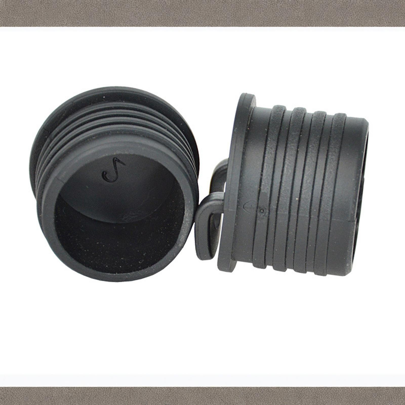 

652F 4 Pcs Kayak Scupper Plug Holes Stopper Bung with Handle Rubber Scuppers Stopper Plugs Universal Kayak Plugs One Size чёрный