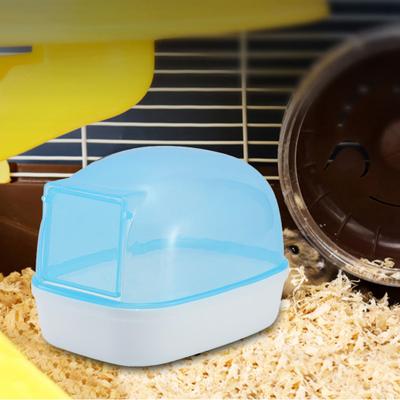 Yousheng Hamster Bathroom Automatic Door Pet Shower Room Transparent Rat Chinchilla Small Animal Toilet Pet Supplies