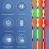 ONLYOU Spiral Tail Eye-catching Induction Electronic Fish Float Luminous Intelligent Float Outdoor Lake Reservoir Pond Ice Fishing Float 2/4pcs/set