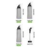 Soft Flask Running Bottles Portable Handheld Soft Folding Water Bottle Running Flask for Sports Hiking Hydrations Pack