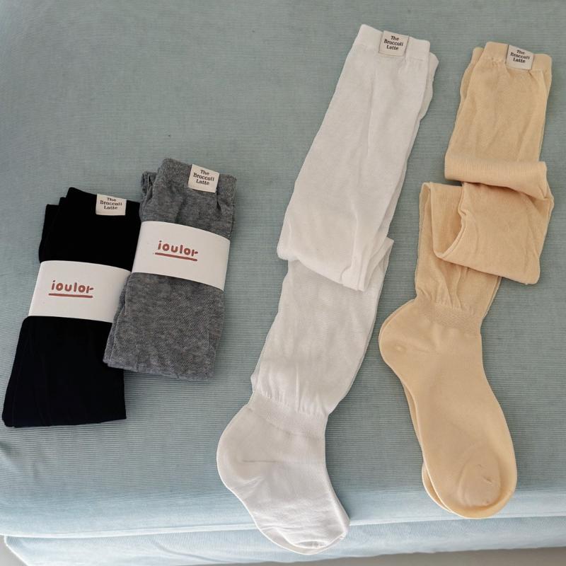 Koreanische Overknee-Socken Damen Strümpfe Einfarbige Netz-Wadensocken Strümpfe Japanische Jk Kniehohe Socken Overknee-Strümpfe