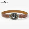 Bohemian Ethnic Style Belt Women's Fashion Retro Pattern Belt Men's High-end Women's Belt