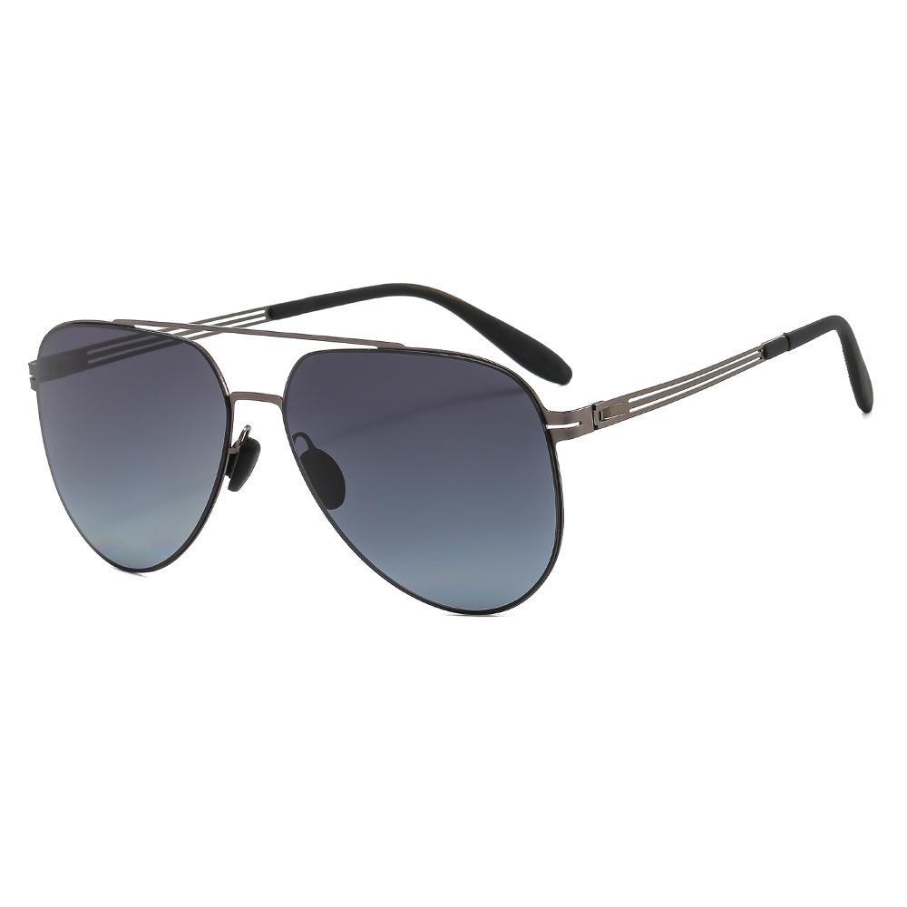 Polygon Aviator Wraparound Nylon Polarized Sunglasses 7123