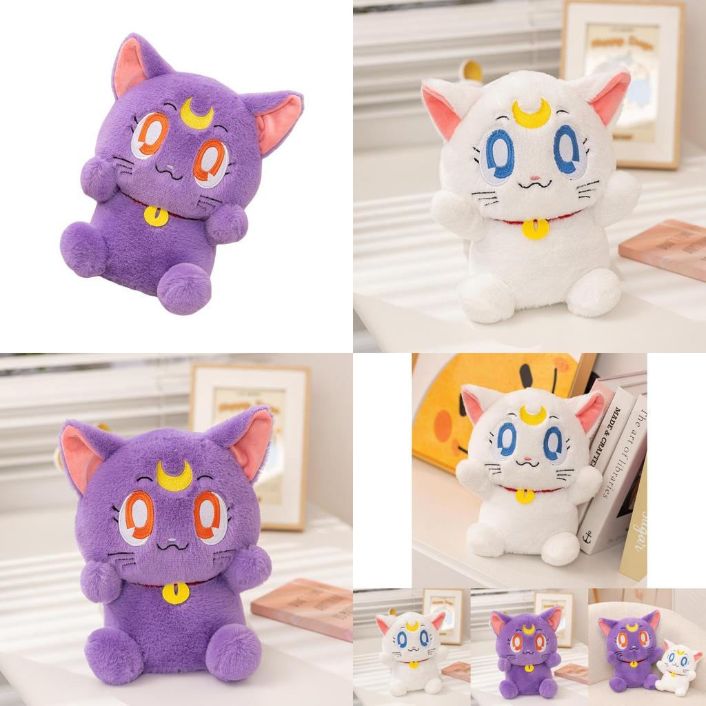 Süßes Mädchen Sailor Moon Katze Plüschtier Mit Weicher PP-Baumwolle Für Kinder Geschenk