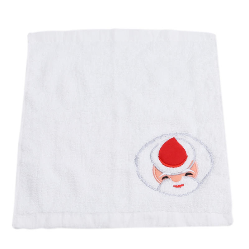 1PC Cute Santa Claus Snowman Christmas Tree Cupcake Towel Baby Shower Washcloths Birthday Party Favors for Guests
