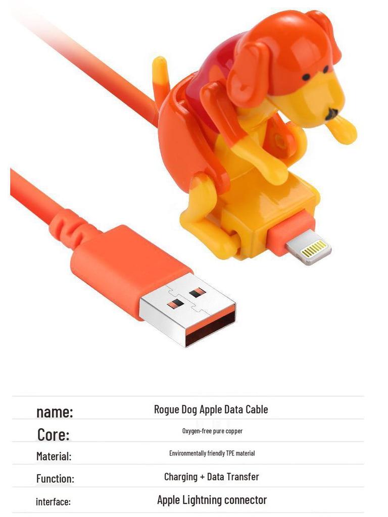 Rogue Dog Creative Sport Puppy Charging Cable for Mobile Phones