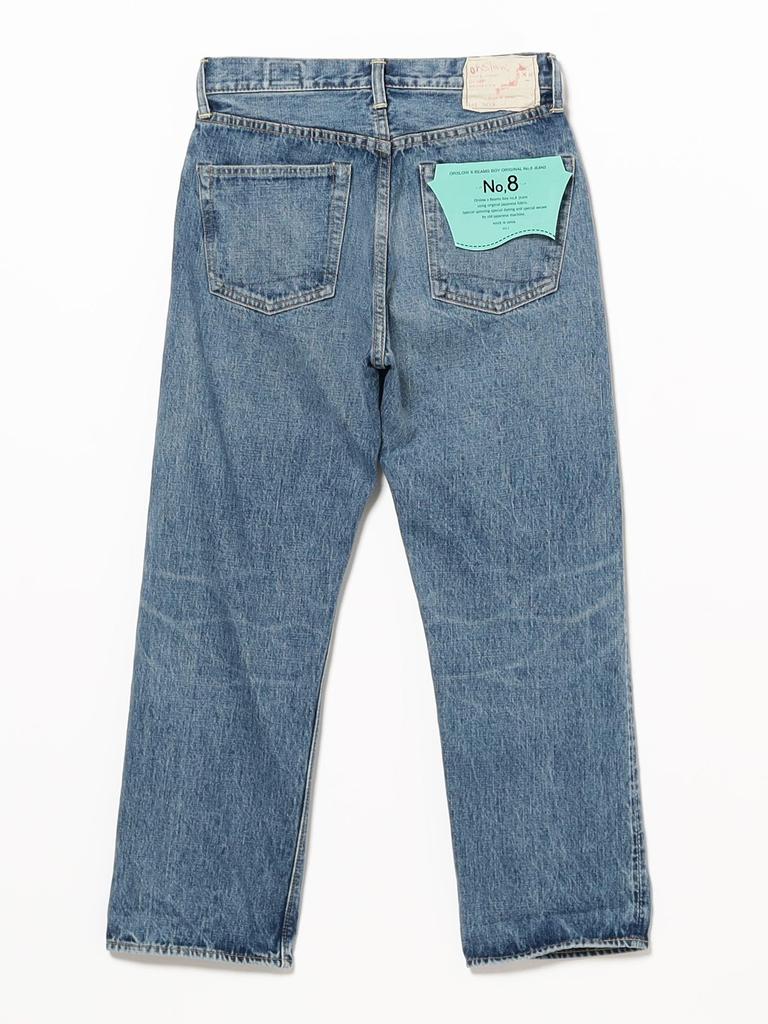 Beams Boy orSlow No.8 Denim Jeans (Special Order) Women's New Indigo 1 (13210116611)