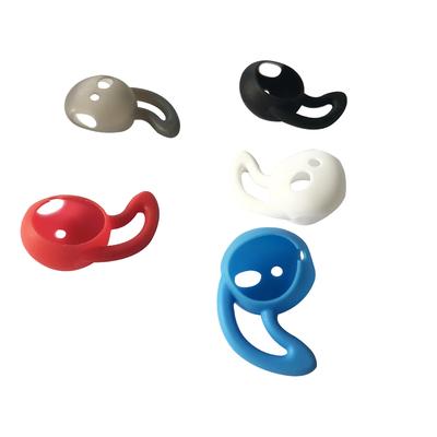 1 para Silikonowe słuchawki douszne Pokrowiec na słuchawki AirPods 1/2 / IPhone 7 Pokrowiec na słuchawki douszne Airpods Z haczykiem