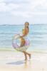 Igarashi Pastell Regenbogen Schwimmring, 80cm, mit Seil, RLB-880V