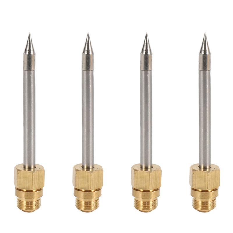 

2025 Trend 4X 510 Interface Soldering Iron Tip Mini Portable USB Soldering Iron Tip Welding Rework Accessories, Pointed золотой
