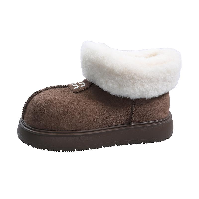 "Ziyan © Original Series" Cute Kapi~ Big Head Warm Snow Boots Women's New Winter Thick-soled Short Boots