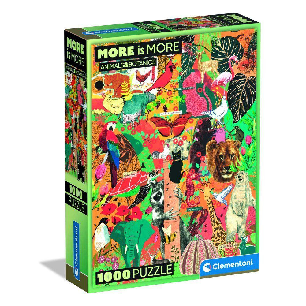 1000-Piece Puzzle. Compact Animals & Botanics