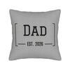 Father Day Dad Est Papa Pillow Cover Funny Pillow Case For Chair Sofa Home Decor Square Pillowcases Gift