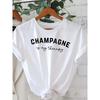 Europäische Größe Richtungsweisendes Weinbuchstaben-Langarm-Print-T-Shirt, vielseitiges Temperament, modischer Trend, Herbst- und Winter-Damenoberteil