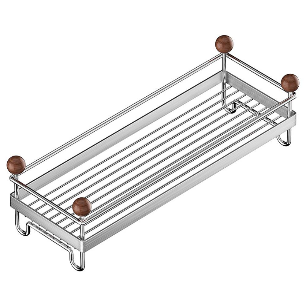 Stainless Steel Cosmetic Storage Stand Anti-rust Kitchen Sink Storage Rack  Bathroom