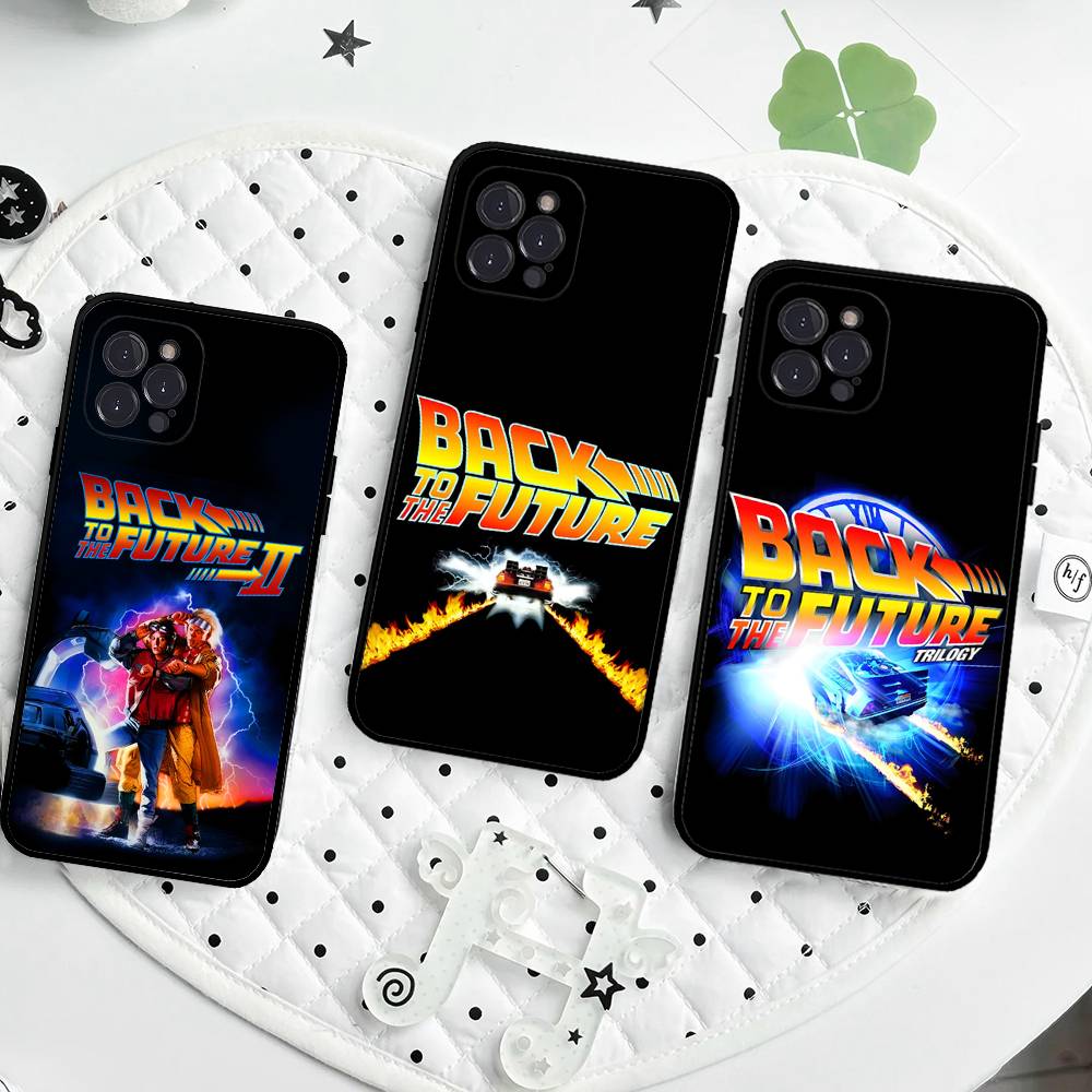 Back To The Future Phone Case For IPhone 14 Plus 13 Mini 11 16 15 17 Pro Max Protection Shockproof