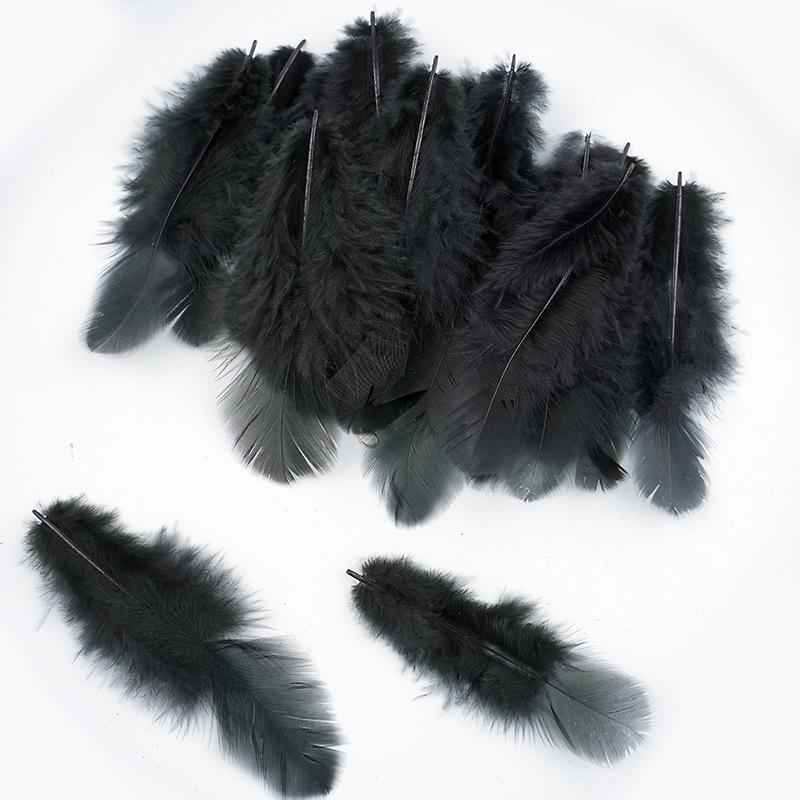 Mixed Color Chicken & Peacock Feathers for DIY Ornaments, Handicrafts, and Handmade Clothing Accessories.