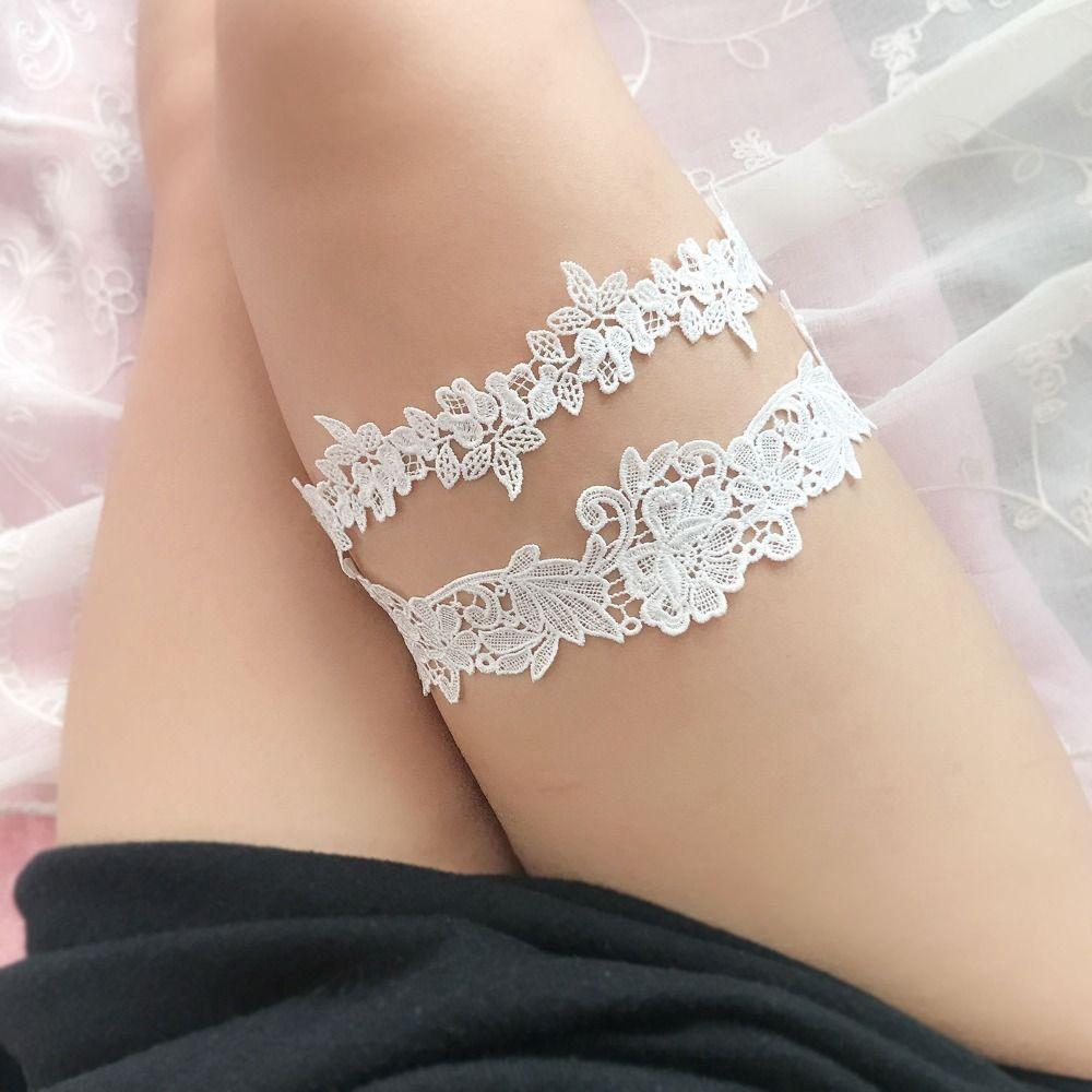 Bowknot Women Thigh Garter Lace Wedding Lace Garter New Leg Loop  Women Girls